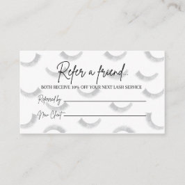 Lash Refer a Friend Card 紹介カード