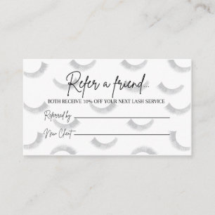 Lash Refer a Friend Card 紹介カード