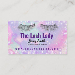 Lash Techカラフルビジネスカード 名刺