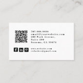 Lash Techタロット名刺 名刺 (裏面)