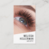 Lash Tech Photo Logo Vertical 名刺 (正面)