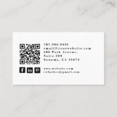 Lash Tech Tarot Business Card 名刺 (裏面)