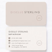 Lash Technician Feminine Professional 名刺