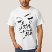 Lash Technician Gift - Cosmetologist Lash Tech wom Tシャツ (正面)