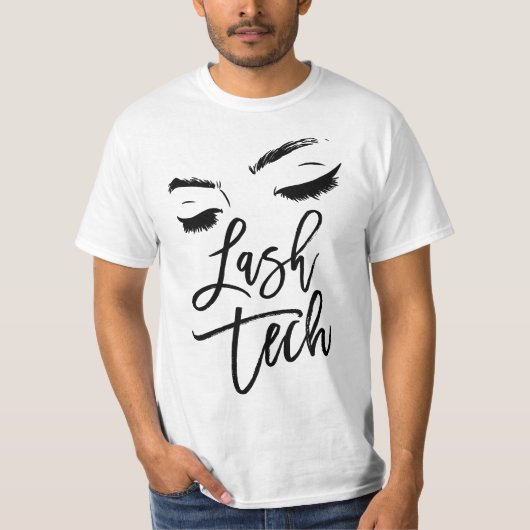 Lash Technician Gift - Cosmetologist Lash Tech wom Tシャツ (正面)