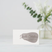 Lash Technician Rose Gold Foil Blush Beauty 名刺 (スタンド正面)