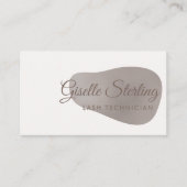 Lash Technician Rose Gold Foil Blush Beauty 名刺 (正面)