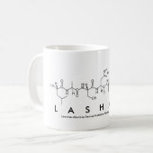 Lashawnペプチド名mug コーヒーマグカップ (正面左)
