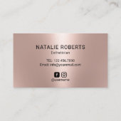 Lashesサロンメイクアップアーティストバラ金ゴールドドリップロイヤリティ ロイヤリティカード (裏面)