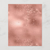 Lashesバラ金ゴールドSparkleグリッター美しいサービス チラシ (裏面)