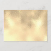 Lashes美しいスタジオメイクアップ証明書ギフト金ゴールド (裏面)