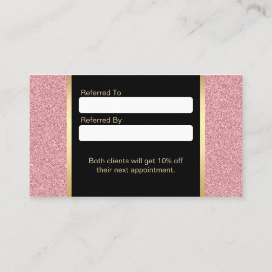 Lashes & Browメイクアップアーティストバラ金ゴールド紹介 紹介カード (裏面)