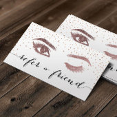 Lashes & Browsメイクアップアーティストバラ金ゴールド紹介 紹介カード