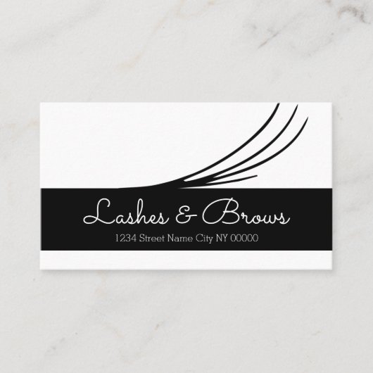 Lashes & Brows名刺 名刺 (正面)