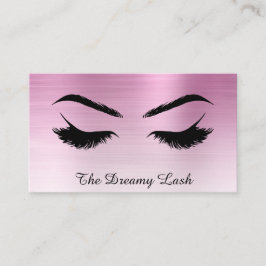 *~* Lashes Brows Extensions QRメタルダスティバラ 名刺