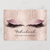 Lashes Damask Pinkメイクアップアーティスト証明書ギフト (裏面)