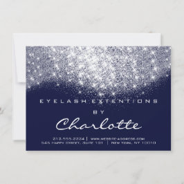 Lashes Extension Aftercare Instruction Gray Navy