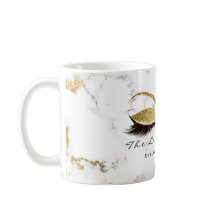 Lashes Extension Studio Nameメイクアップマーブル金ゴールド