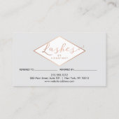 Lashes Lashサロングレー/バラ金ゴールド参照の多く 紹介カード (裏面)