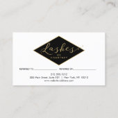 Lashes Lashサロン白/黒の紹介 紹介カード (裏面)