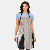 Lashes Lashextensions美しいメイクアップボリューム エプロン (着用した状態)