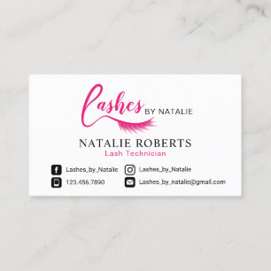 Lashes Logo Ilash Extensionsサロンロイヤリティ ロイヤリティカード