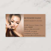 Lashes Makeup Nail Tech Aesthetic Modern 名刺 (裏面)