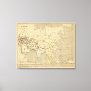 L'Asie, l'an 322 av JC キャンバスプリント