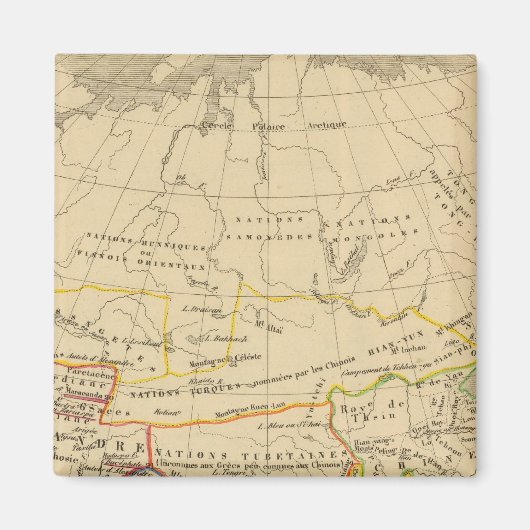 L'Asie, l'an 322 av JC マグネット (正面)