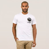 LASP メンズ プレミアム ホワイトTシャツ Tシャツ (正面フル)