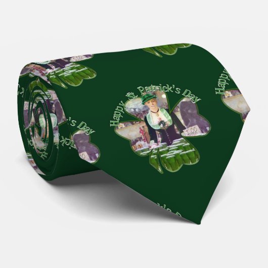 Lass Bartender St. Patrick's Day ネクタイ (ロール)
