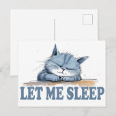 Lass mich schlafen ポストカード (正面/裏面)