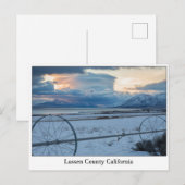 Lassen County California Post Card ポストカード (正面/裏面)