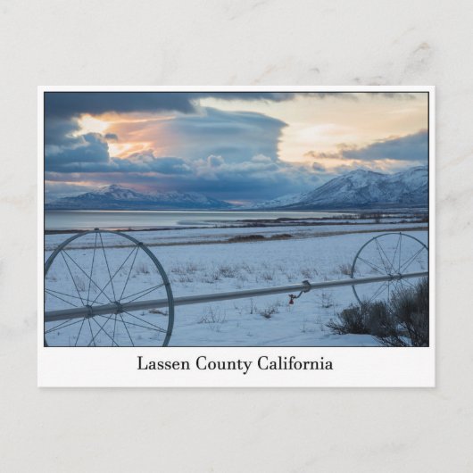 Lassen County California Post Card ポストカード (正面)