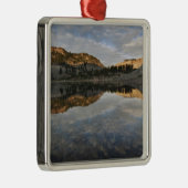 Lassen, Lassen湖での夕焼けの反射 メタルオーナメント (右)