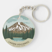 Lassen Volcanic National Park キーホルダー (裏面)