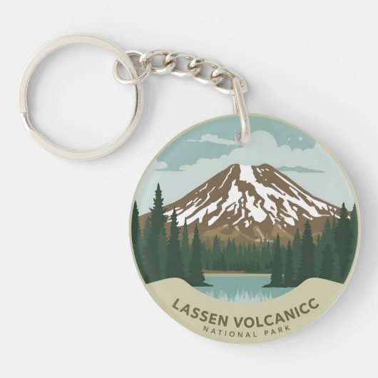 Lassen Volcanic National Park キーホルダー (正面)