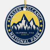Lassen Volcanic National Park California セラミックオーナメント (正面)