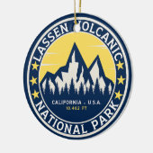 Lassen Volcanic National Park California セラミックオーナメント (左)