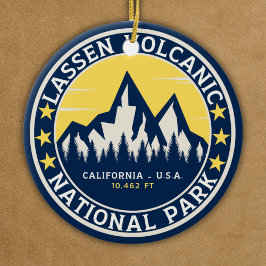 Lassen Volcanic National Park California セラミックオーナメント