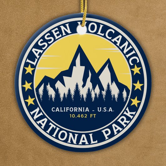 Lassen Volcanic National Park California セラミックオーナメント