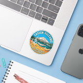 Lassen Volcanic Park Travel Decal Sticker シール (ノートパソコンとiPhone)