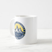 Lassen Volcanic Peak Landscape コーヒーマグカップ (正面左)