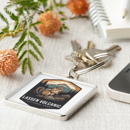 LASSEN VOLCANO NATIONAL PARK キーホルダー (側面)