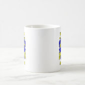 Lassiterの紋章付き外衣 コーヒーマグカップ (中央)