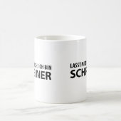 lasstのmichのdurch、ichの大箱のschreiner コーヒーマグカップ (中央)