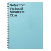 Last 5 Minutes Class Notebook ノートブック (正面)