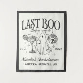 Last Boo Before I Doバチェロレッテハローウィンパーティ タペストリー (正面)