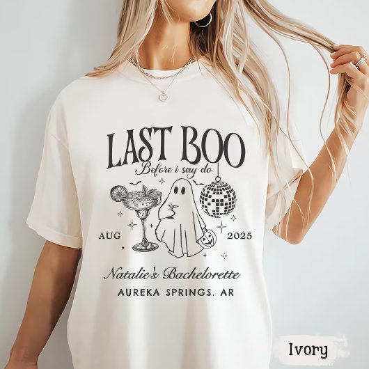 Last Boo Before I Doバチェロレッテハローウィンパーティ Tシャツ