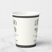 Last Boo Before I Do Bachelorette Halloween Party 紙コップ (左)